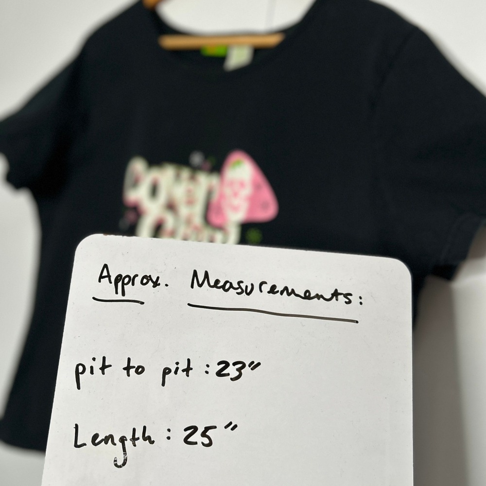 Vtg Y2K Cover Ghoul Halloween Skull Mushroom Graphic Tee XL/1X Boxy Pastel Goth - Picture 9 of 12